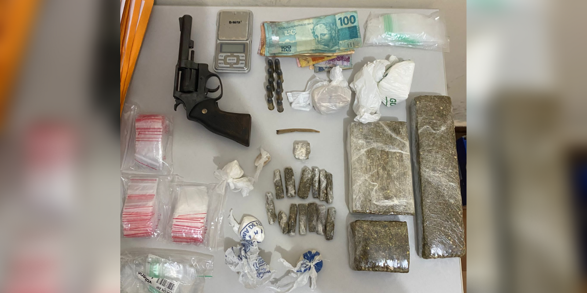 Investigado por tráfico de drogas é preso em Trindade e grande quantidade de droga apreendida