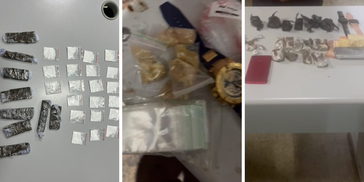 PCGO prende cinco pessoas por tráfico de drogas em Goiânia em uma mesma noite