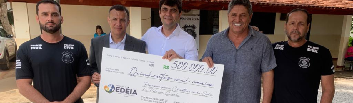 PCGO anuncia reforma e ampliação do prédio da Delegacia de Edéia