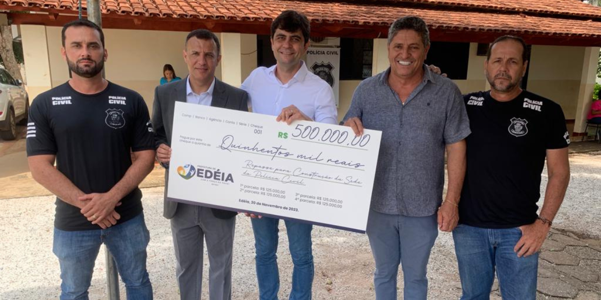 PCGO anuncia reforma e ampliação do prédio da Delegacia de Edéia