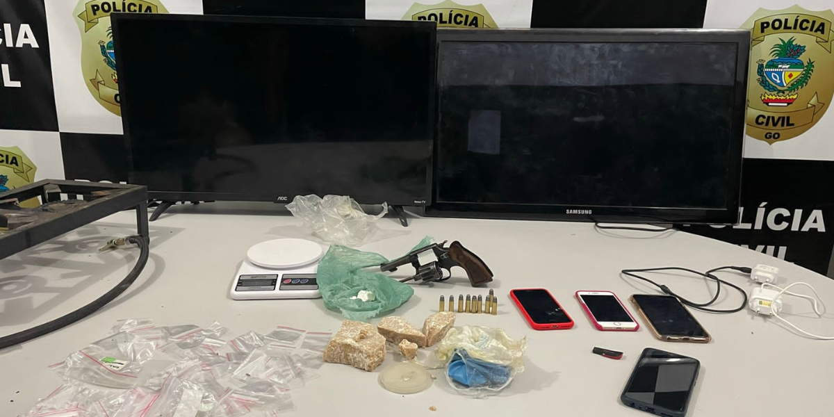 Dupla é presa em Niquelândia por diversos crimes