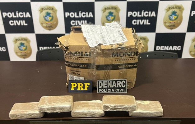 Investigado por enviar droga escondida em eletrodoméstico de MT para GO é preso