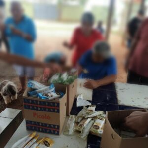 DP faz visita em abrigo de idosos do Canedo e leva picolés