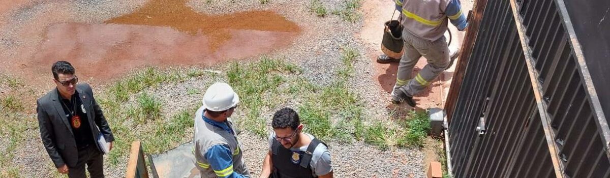Operação em Águas Lindas flagra furto de energia em frigorífico desativado