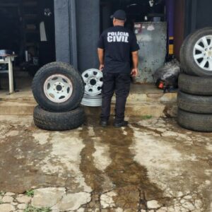 Operação apura desmanche de veículos que funcionava em fundo de hotel, em Itaberaí