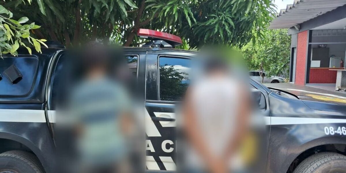 PCGO cumpre prisão preventiva de dois investigados por homicídio em Porangatu