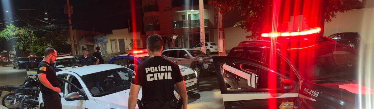 Forças policiais fazem operação integrada em Formosa