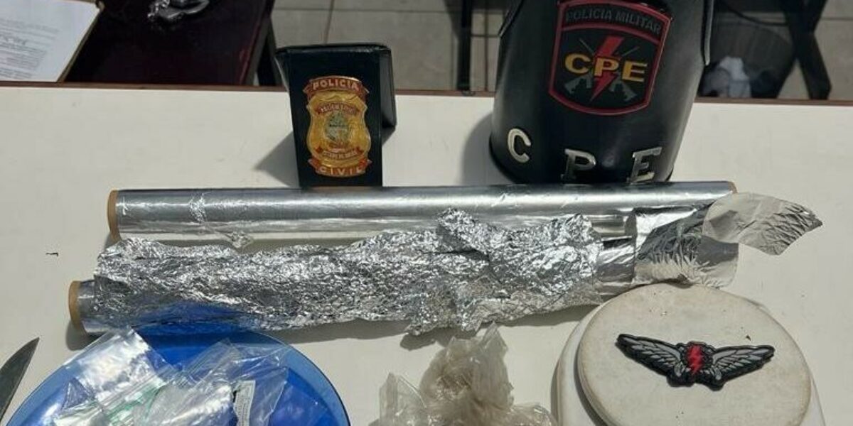 Suspeito de tráfico de drogas é preso em Montes Claros de Goiás
