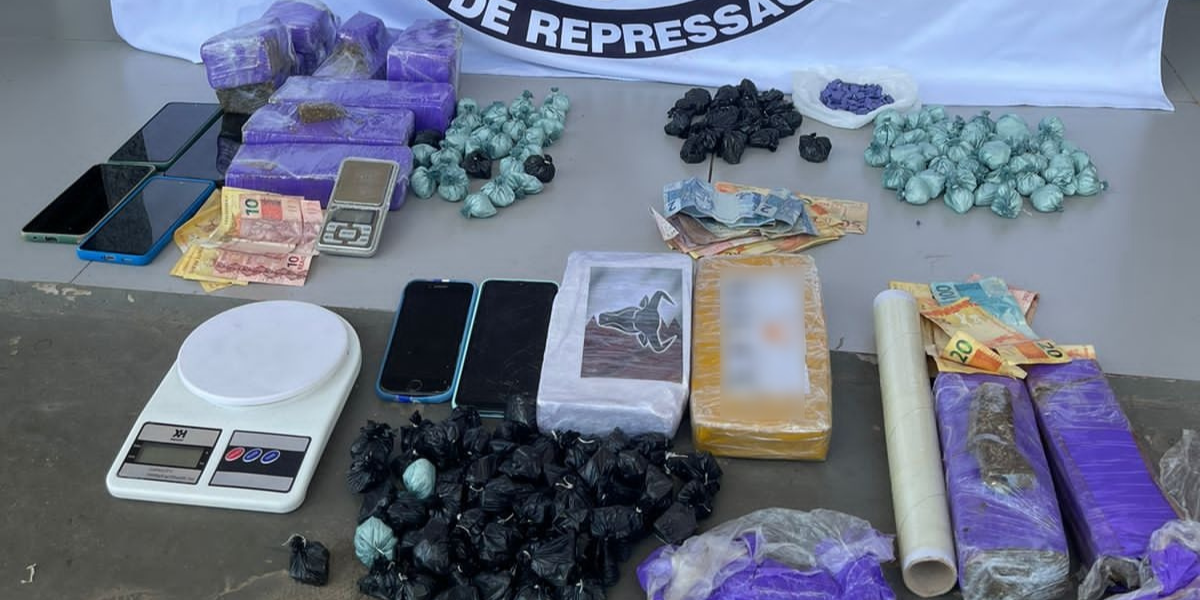 Trio é preso em Porangatu por tráfico de drogas e lavagem de capitais