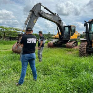 Polícia Civil e Saneago fazem operação para proteção do Ribeirão Galinhas