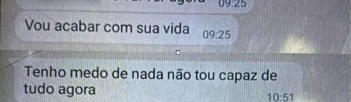 Preso em flagrante homem que ameaçou ex de morte em mensagens de áudio, em Formosa