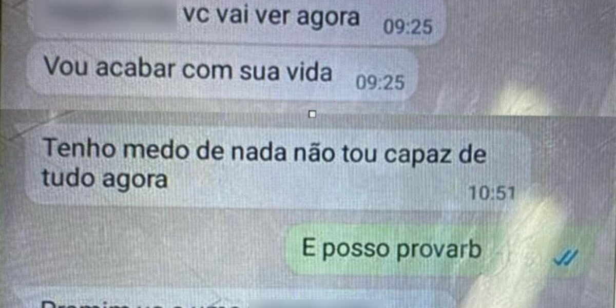 Preso em flagrante homem que ameaçou ex de morte em mensagens de áudio, em Formosa