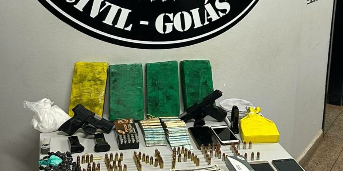 Três são presos em operação contra o tráfico na região de Águas Lindas