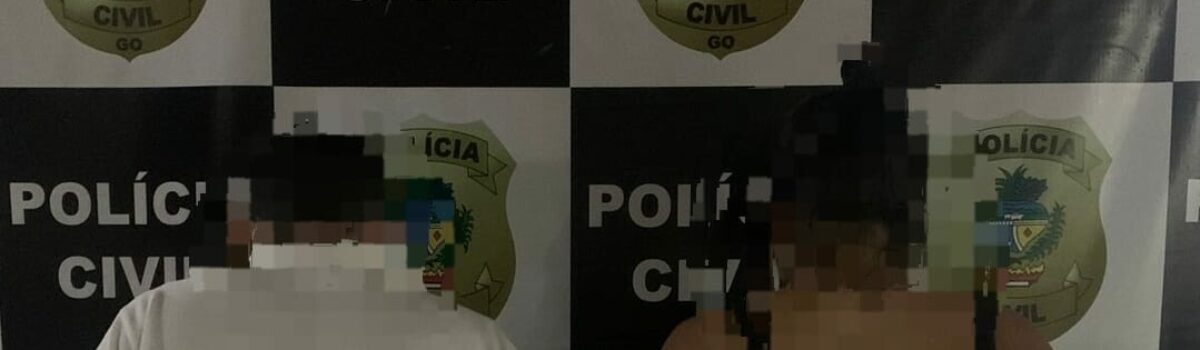 PCGO prende casal que abandonou corpo de bebê em córrego de Palmeiras de Goias