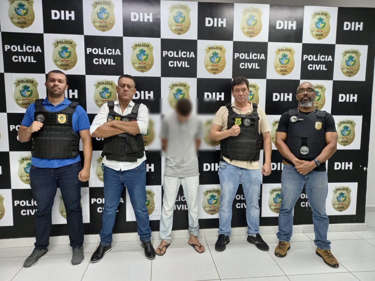 Envolvido em homicídio de casal é preso, em Goiânia