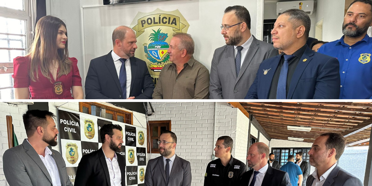 Direção da PCGO visita 5º DP e GIH de Aparecida; sedes foram ampliadas e reformadas