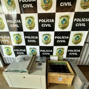 Polícia Civil recupera transmissor de televisão furtado de emissora em Trindade