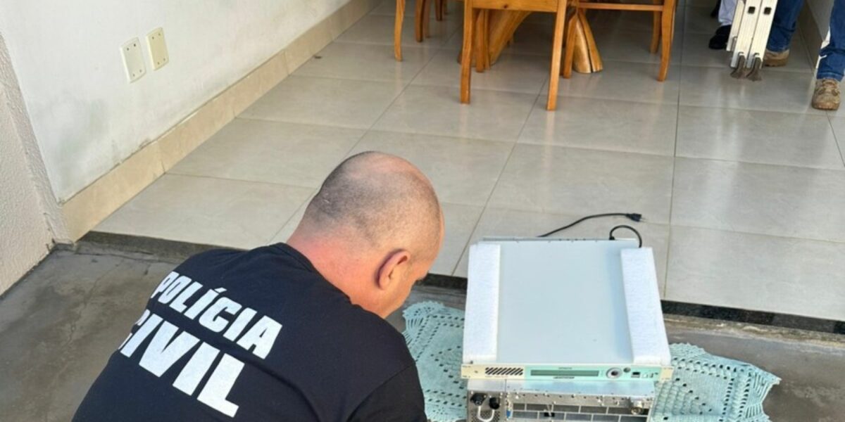 Polícia Civil recupera transmissor de televisão furtado de emissora em Trindade