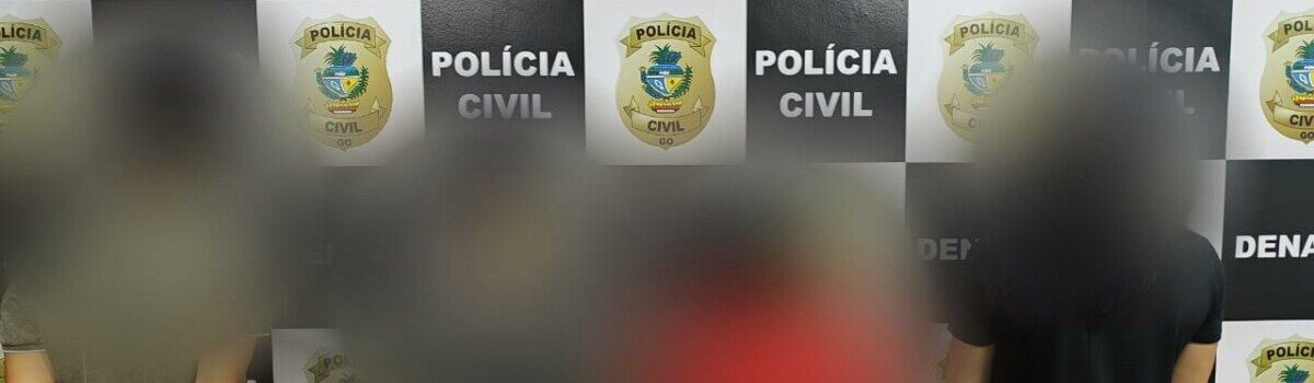 Polícia Civil prende quatro envolvidos em esquema de distribuição de drogas em Goiânia