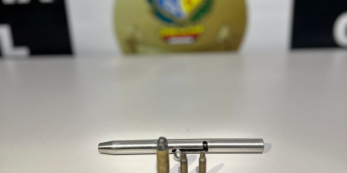 PCGO prende homem, em flagrante, por posse ilegal de arma de fogo