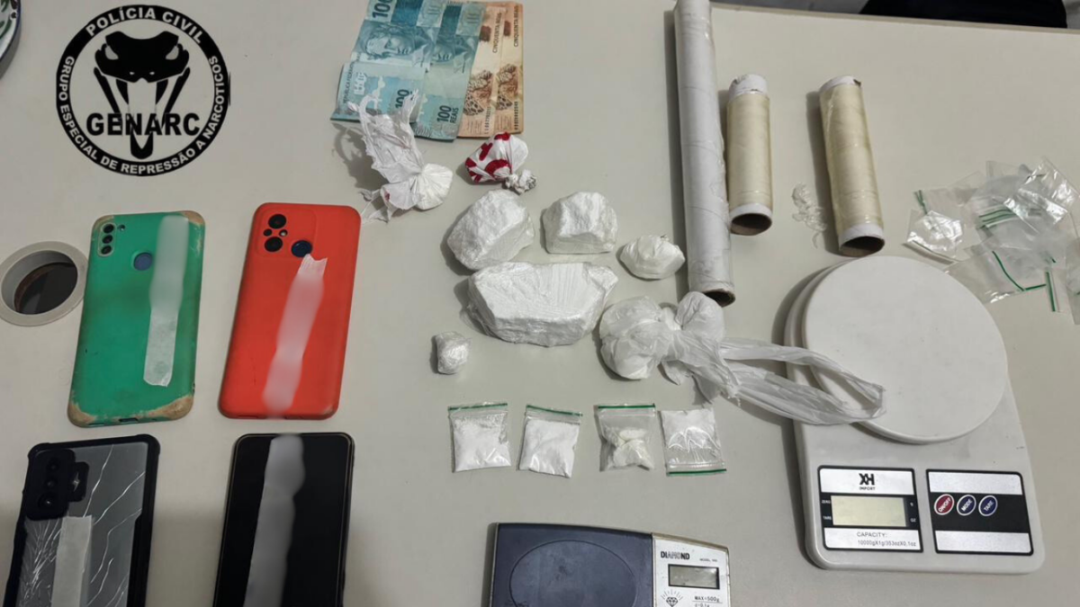 Xadrez 121: PCGO desarticula esquema de delivery de drogas, em Porangatu