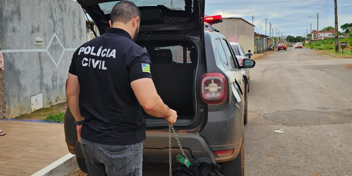 Maus-tratos: PCGO investiga homem por agredir cão com correntes