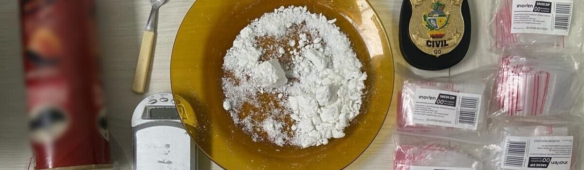 PCGO prende investigado por tráfico de drogas que se disfarçava de trabalhador rural