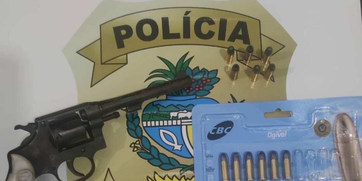 PC faz buscas em Anicuns e apreende arma e munições