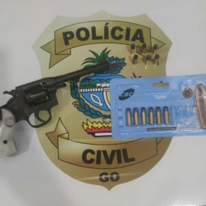 PC faz buscas em Anicuns e apreende arma e munições