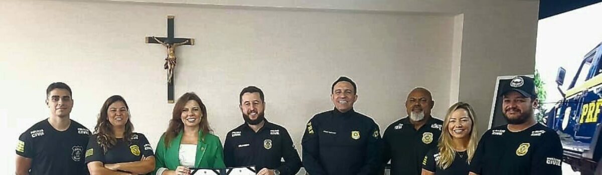 Operação Desmantelo: PCGO recebe homenagem da PRF pelo trabalho desenvolvido
