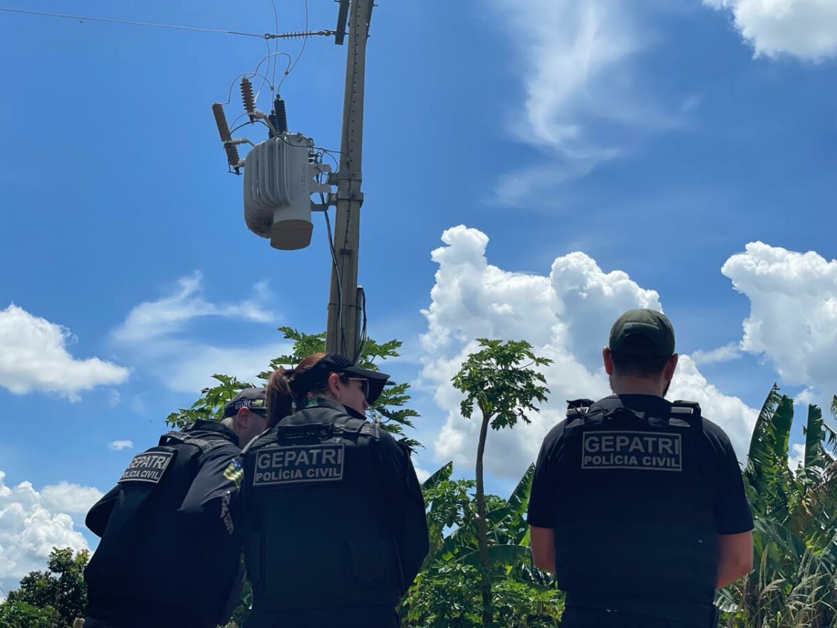 PCGO identifica furto de R$ 500 mil em energia elétrica, em Luziânia