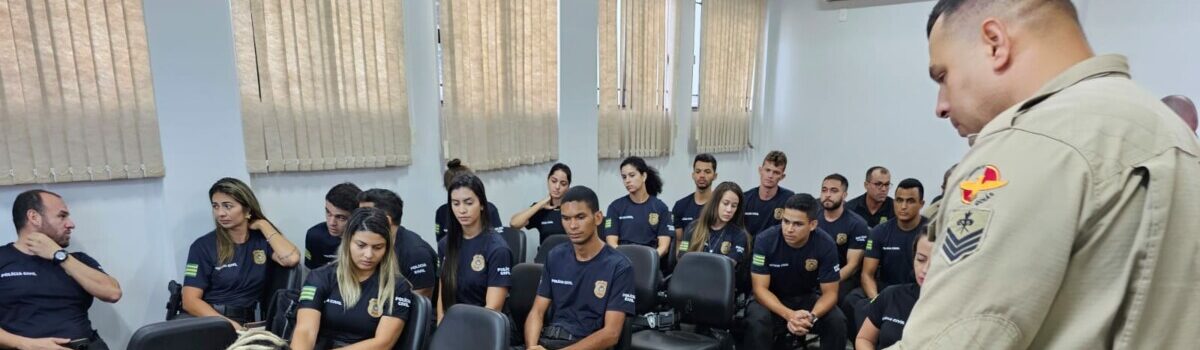 Novos policiais civis recebem treinamento de atendimento pré-hospitalar