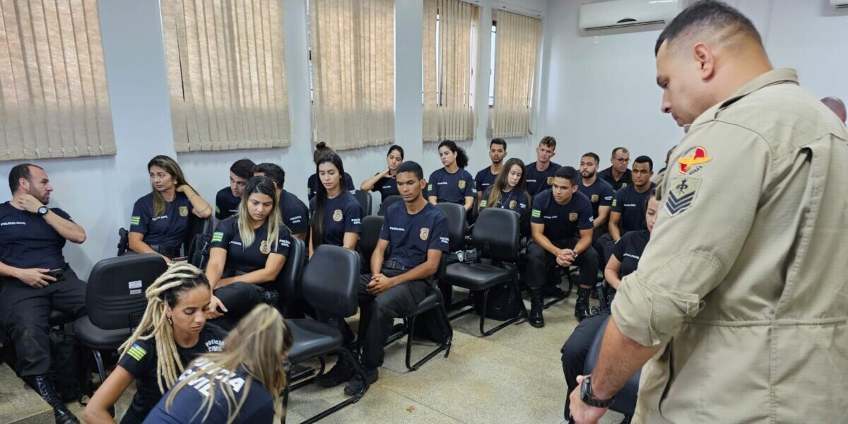 Novos policiais civis recebem treinamento de atendimento pré-hospitalar