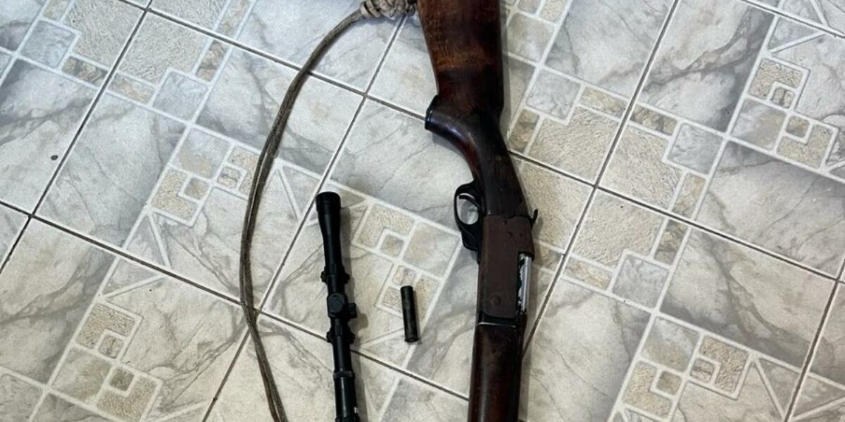 PC apreende arma de fogo durante buscas em Cavalcante