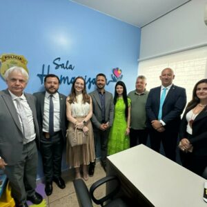 Polícia Civil inaugura sala humanizada e reforma da Delegacia de São Luís de Montes Belos