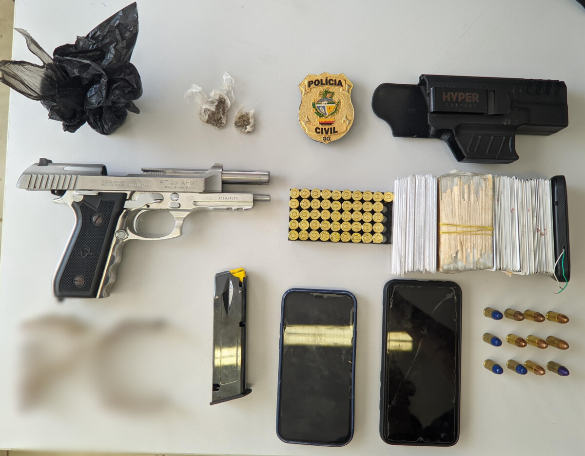 Operação Operarius: PCGO cumpre medidas judiciais relacionadas a furto de armas, em Jataí