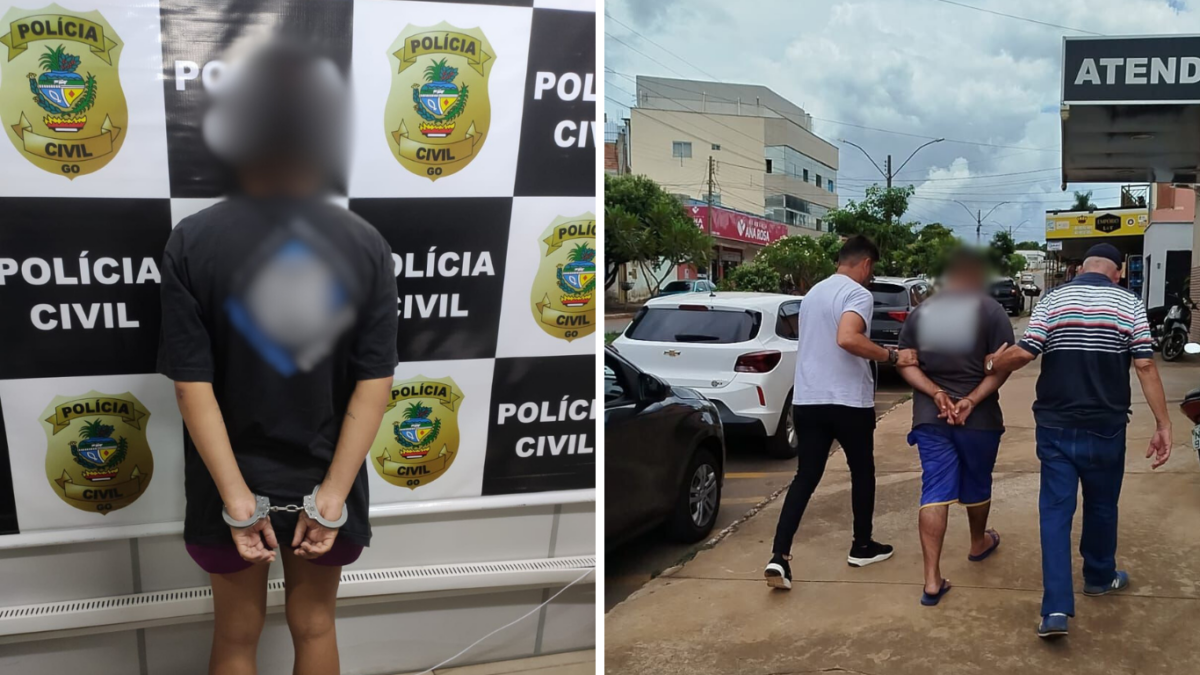 Casal é preso, em flagrante, por lesão corporal e ameaça contra mulher
