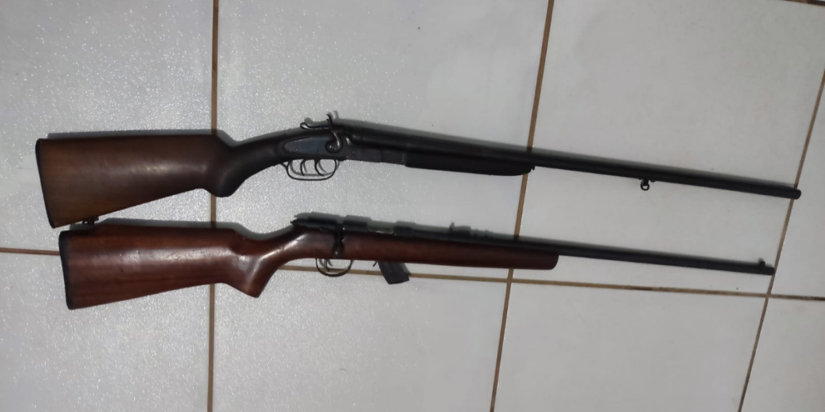 Homem é preso, em flagrante, por porte ilegal de arma de fogo, em Mozarlândia
