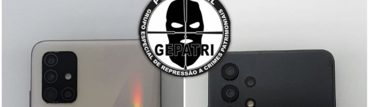 PCGO recupera celulares que foram furtados de loja