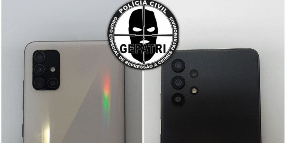 PCGO recupera celulares que foram furtados de loja