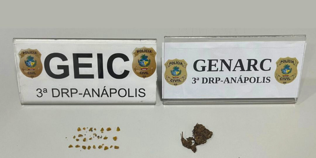 Homem é preso, em flagrante, por tráfico de drogas, em Anápolis