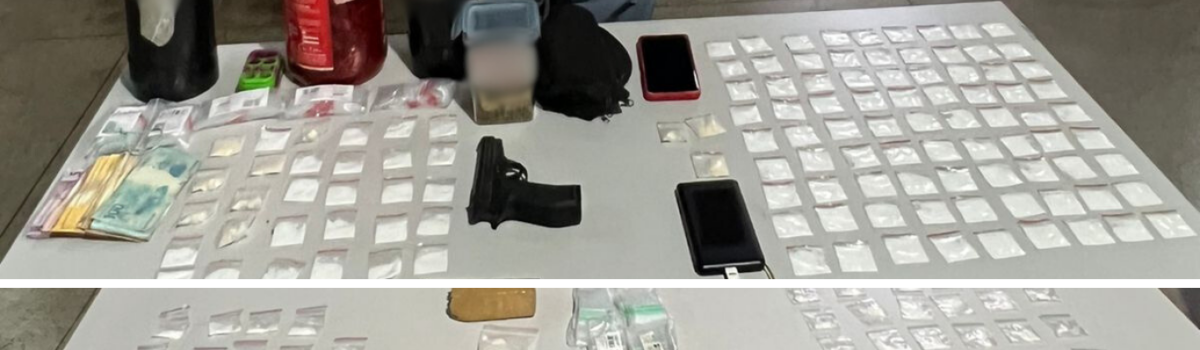 PCGO prende, em flagrante, dois homens por tráfico de drogas, em Goiânia