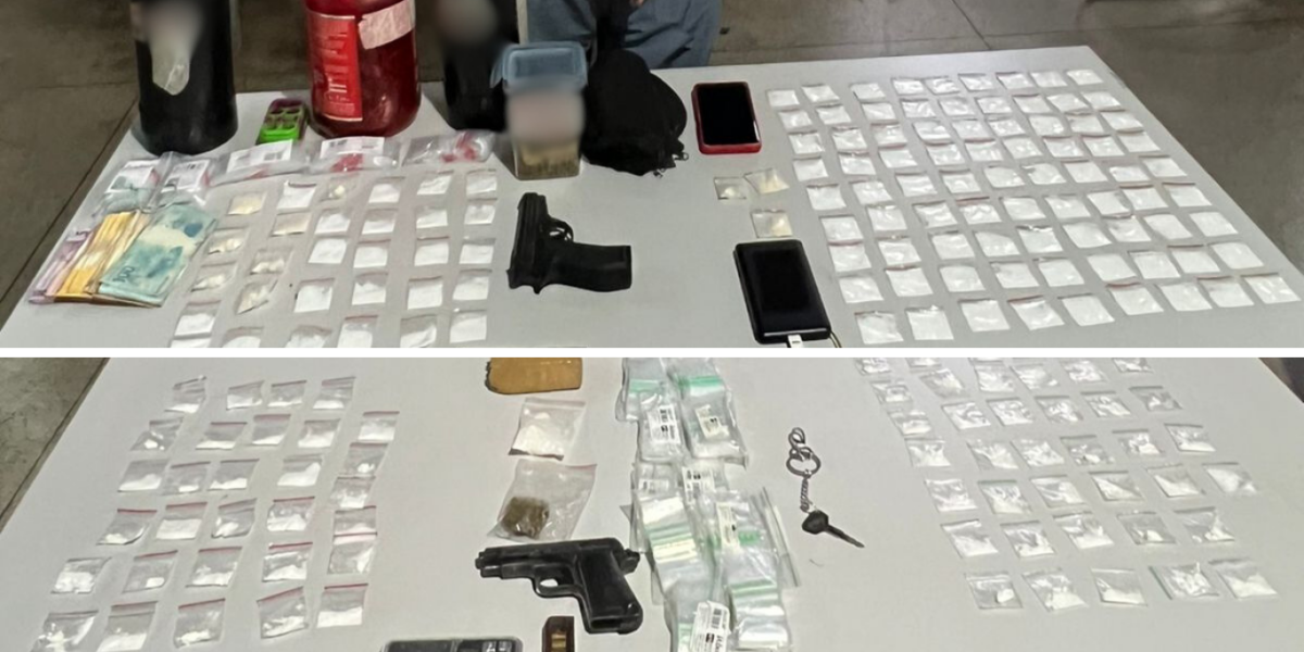 PCGO prende, em flagrante, dois homens por tráfico de drogas, em Goiânia