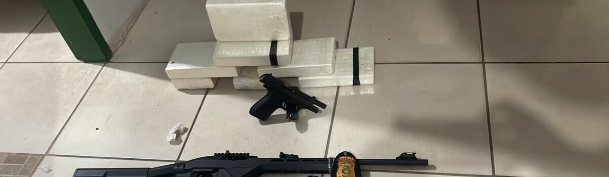 PCGO prende indivíduo com grande quantidade de drogas e armas, em Rio Verde
