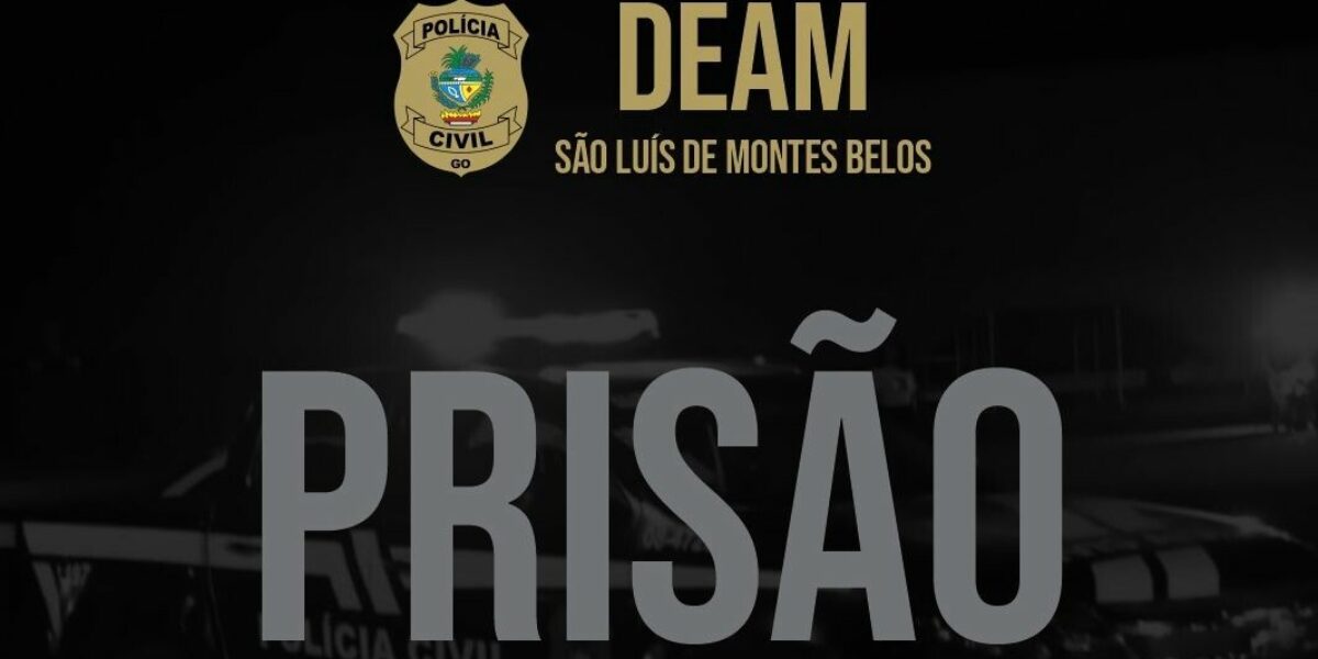 Homem é preso após perseguir ex-companheira em São Luís de Montes Belos