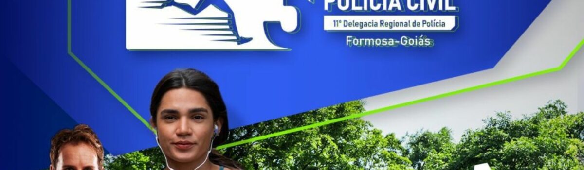 Polícia Civil divulga retirada de kits para corrida de Formosa