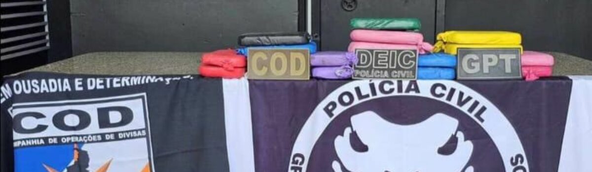 Operação conjunta resulta na apreensão de 15 quilos de pasta base