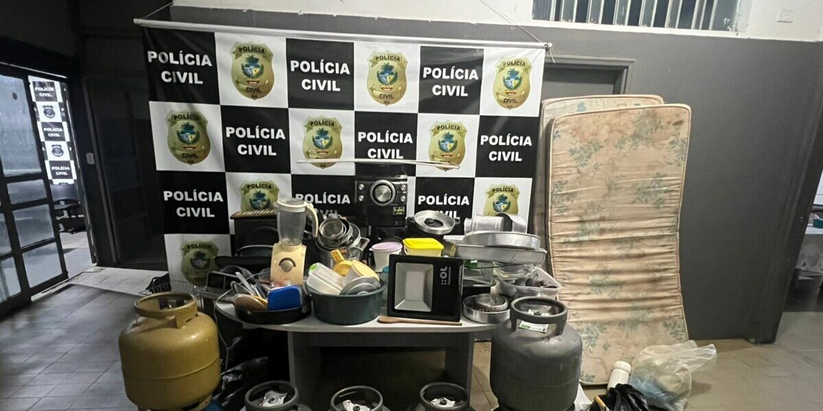 Operação Liberty: PCGO recupera itens furtados e desmantela quadrilha
