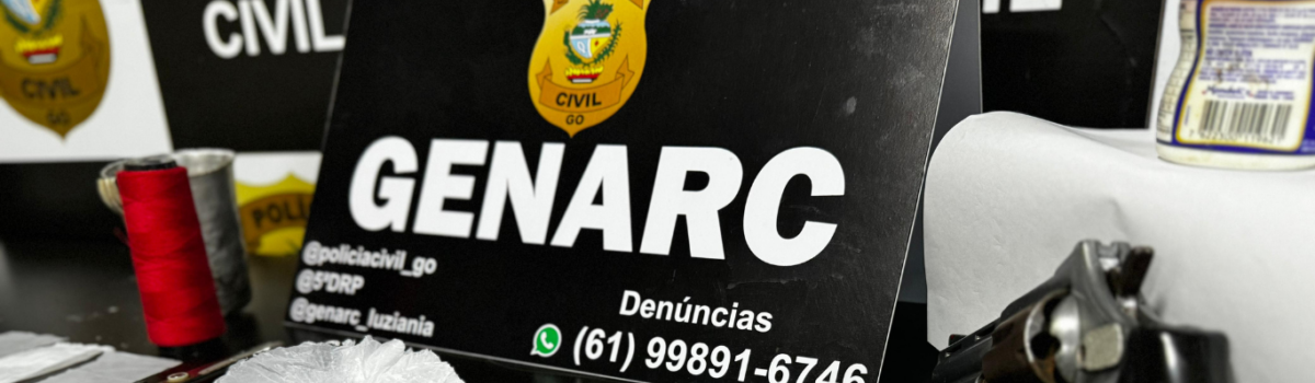 PCGO prende pai e filho por manterem ponto de tráfico e usarem menor de idade para entrega das drogas