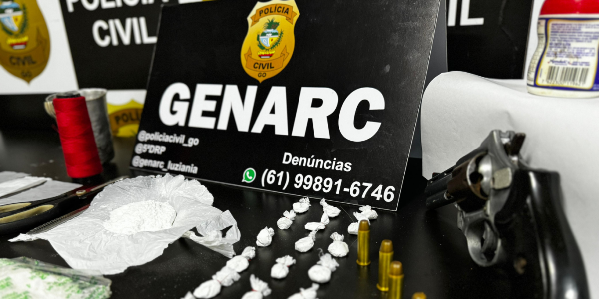 PCGO prende pai e filho por manterem ponto de tráfico e usarem menor de idade para entrega das drogas